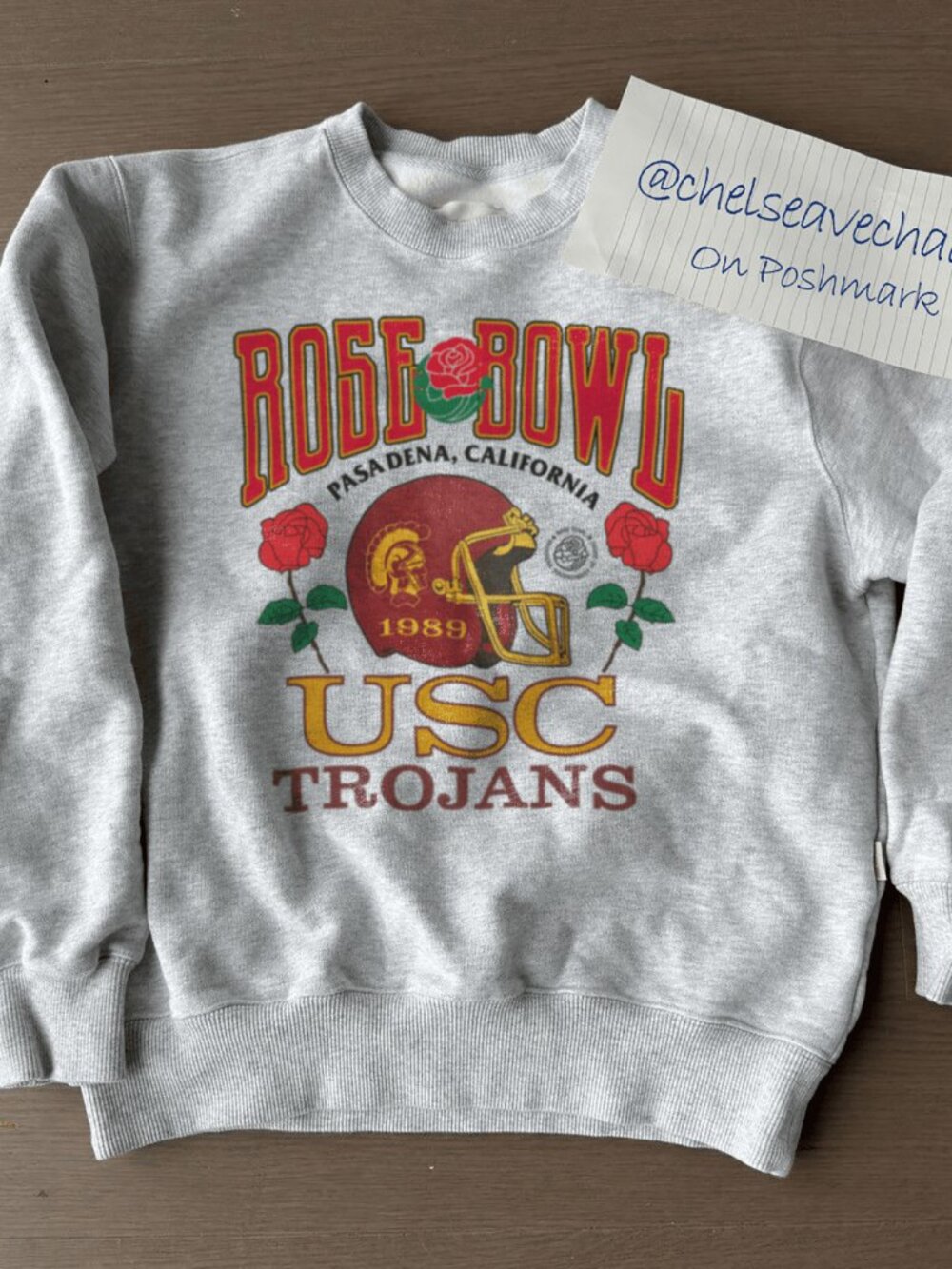 Vintage USC Trojans, University of Southern California Rose Bowl Football Shirt